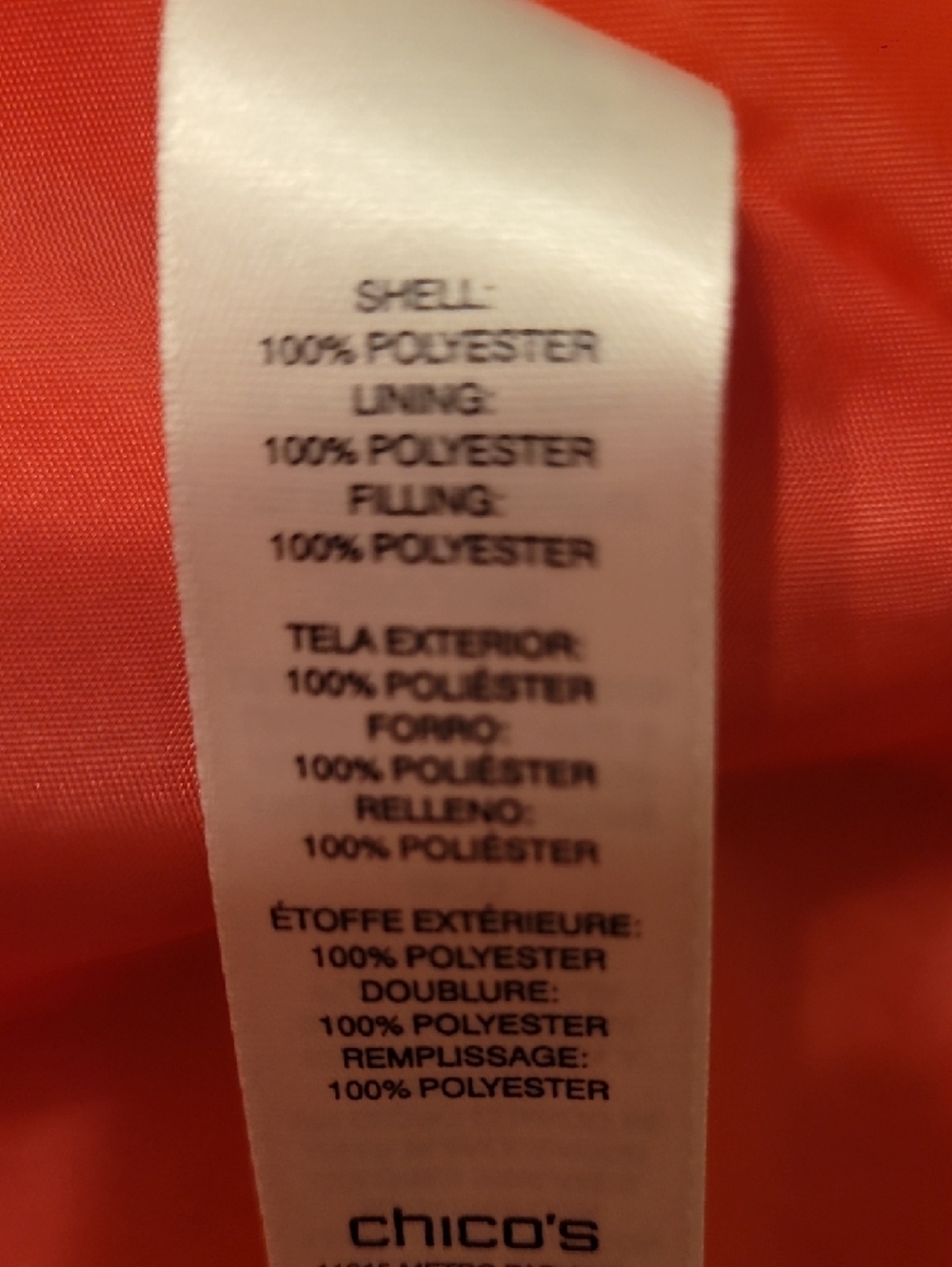 Chico's Quilted Lightweight Zip Jacket - Picture 3 of 6